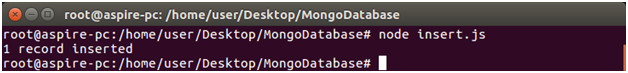 Node.js insert record 1