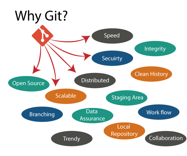 An image with question why Git?